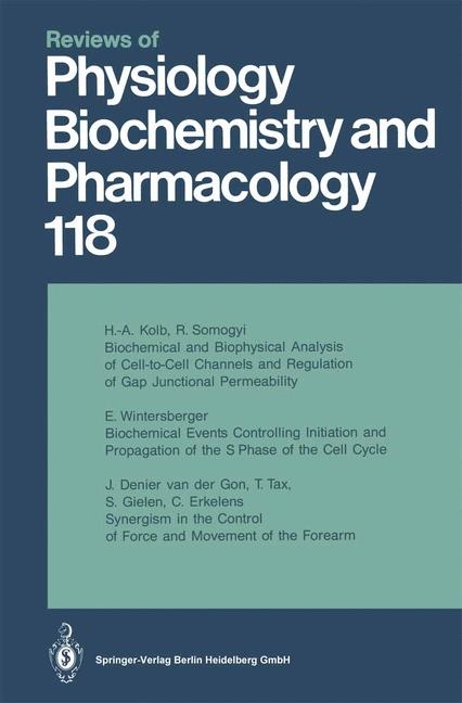 Reviews of Physiology, Biochemistry and Pharmacology - M. P. Blaustein, O. Creutzfeldt, H. Grunicke, E. Habermann, S. Numa, D. Pette, H. Reuter, B. Sakmann, M. Schweiger, E. M. Wright