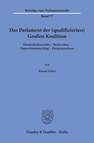 Das Parlament der (qualifizierten) Großen Koalition.