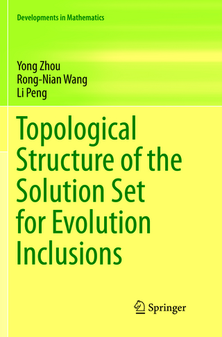 Topological Structure of  the Solution Set for Evolution Inclusions