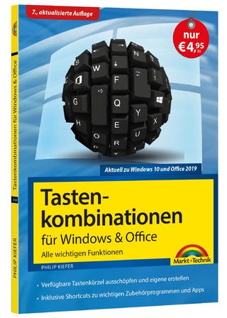 Tastenkombinationen für Windows 10, 7, 8.1 & Office 2019 - 2010 - Alle wichtigen Funktionen