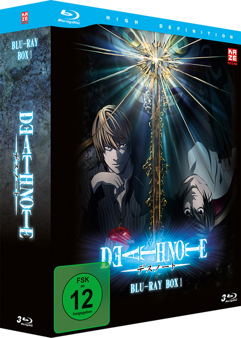 Death Note - Blu-ray-Box 1 (Episode 01-18) (3 Blu-rays) - Shinsuke Yanagi