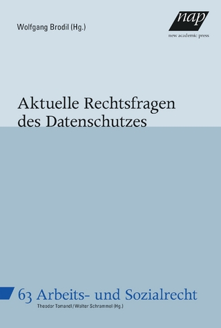 Aktuelle Rechtsfragen des Datenschutzes