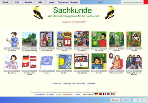 Sachkunde - Schullizenz f&uuml;r PC und Tablets 3 Jahre, updatef&auml;hig