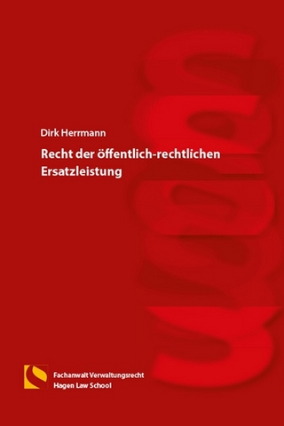 Recht der öffentlich-rechtlichen Ersatzleistung