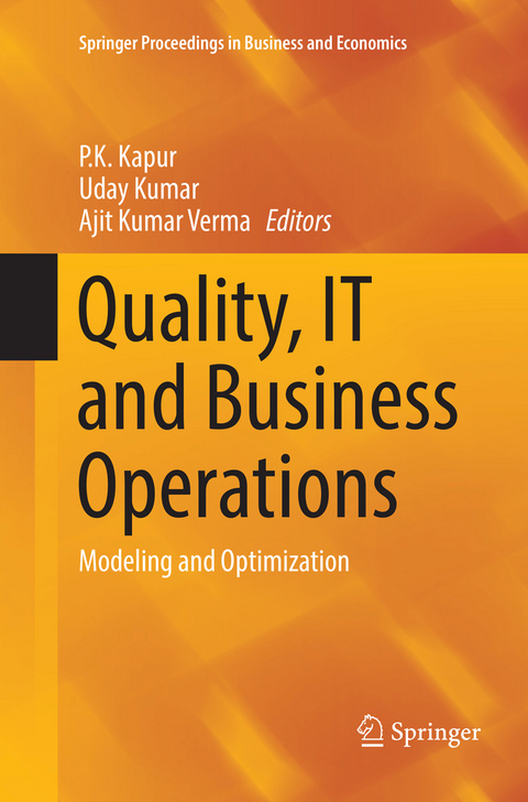 Quality, IT and Business Operations - 