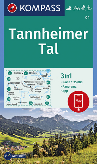 KOMPASS Wanderkarte Tannheimer Tal