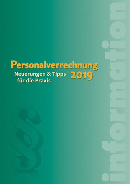 Personalverrechnung 2019 - Bernd Luxbacher, Friedrich Schrenk