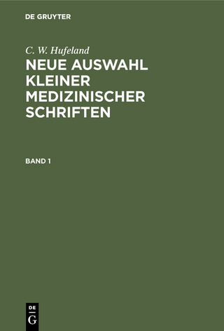 Neue Auswahl kleiner medizinischer Schriften. Band 1