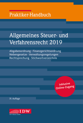 Praktiker-Handbuch Allgemeines Steuer-und Verfahrensrecht 2019