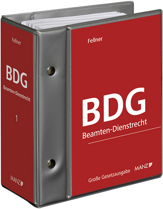 BDG - Beamten-Dienstrechtsgesetz 1979, inkl. 75. Erg.-Lfg.