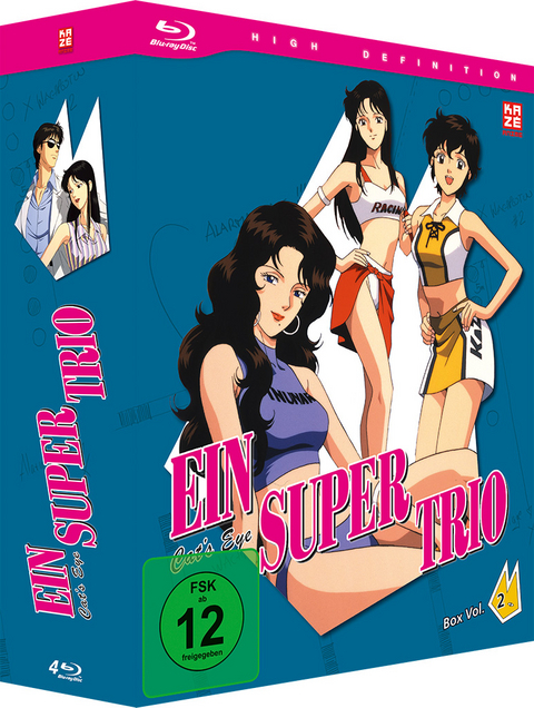 Ein Supertrio - Cat's Eye - Blu-ray-Box 2 (4 Blu-rays) - Yoshio Takeuchi, Kenji Kodama