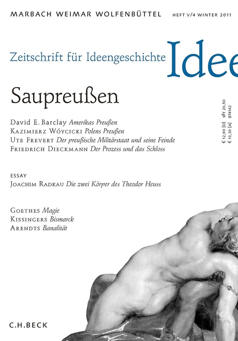 Zeitschrift f&uuml;r Ideengeschichte Heft V/4 Winter 2011