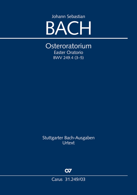 Osteroratorium (Klavierauszug) - Johann Sebastian Bach