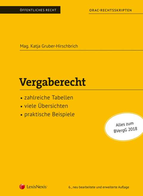 Vergaberecht (Skriptum) - Katja Gruber-Hirschbrich