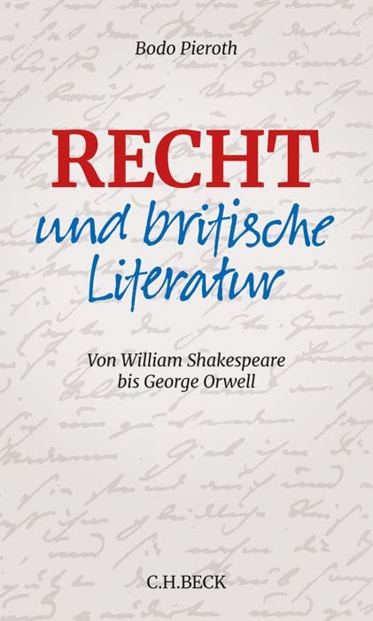 Recht und britische Literatur - Bodo Pieroth