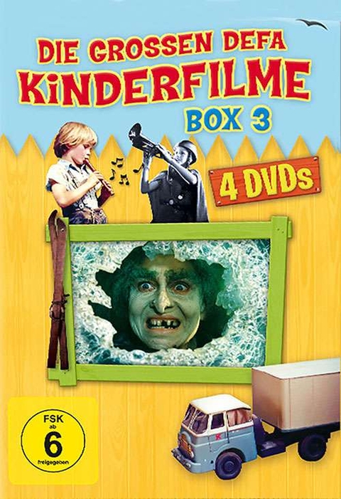 Die grossen DEFA Kinderfilme Box. Box.3, 4 DVD (4er Schuber)