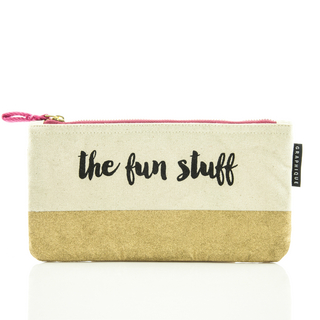 Zip Pouch: The Fun Stuff – Modischer Reißverschlussbeutel