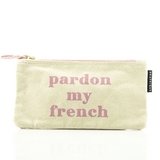 Zip Pouch: Pardon my French &ndash; Modischer Rei&szlig;verschlussbeutel