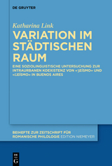 Variation im st&auml;dtischen Raum - Katharina Link