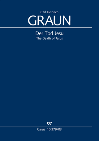 Der Tod Jesu (Klavierauszug)