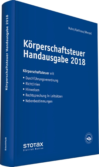 Körperschaftsteuer Handausgabe 2018