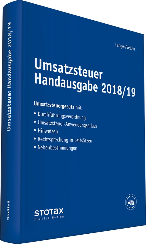 Umsatzsteuer Handausgabe 2018/19 - Michael Langer, Michael Vellen