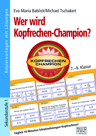 Wer wird Kopfrechen-Champion?7.– 9. Klasse