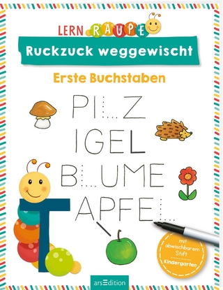 Lernraupe – Ruckzuck weggewischt! Erste Buchstaben