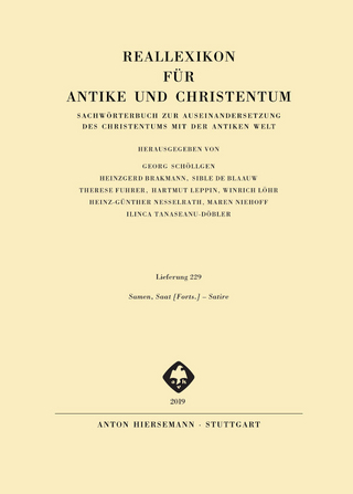 Reallexikon für Antike und Christentum