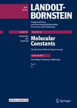 Molecular Constants Mostly from Infrared Spectroscopy - Guy Guelachvili, Nathalie Picqu&eacute;