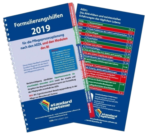 Formulierungshilfen 2019 f&uuml;r die Pflegeprozessplanung nach den AEDL - 