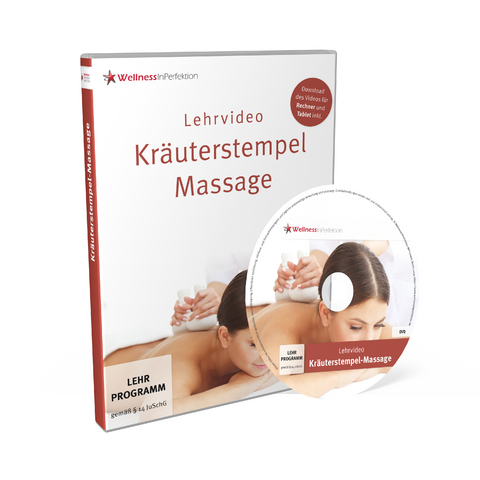 DVD Kräuterstempel-Massage (Lehrvideo) | Für Anfänger und Profis | Inkl. kostenloser Tablet-/Smartphone-Version zum Download