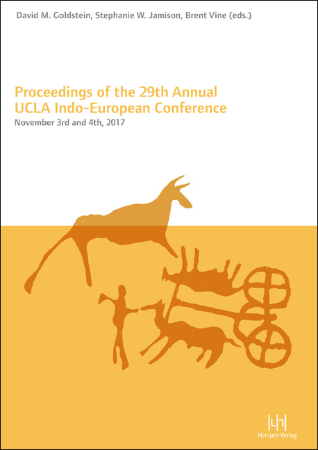 Proceedings of the 29th Annual UCLA Indo-European Conference - 