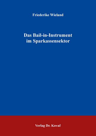 Das Bail-in-Instrument im Sparkassensektor