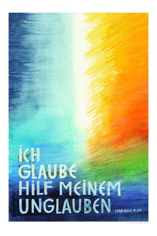 Jahreslosung 2020 - Kunstdruck 62 x 93 cm
