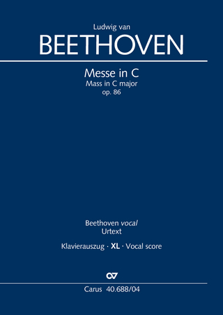 Messe in C (Klavierauszug XL)