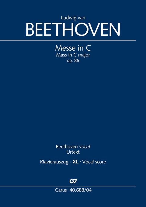 Messe in C (Klavierauszug XL) - Ludwig van Beethoven