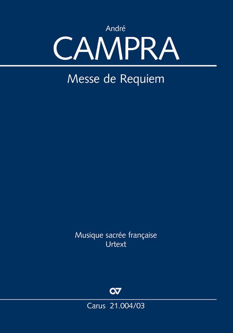Messe de Requiem (Klavierauszug) - Andr&eacute; Campra