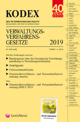 KODEX Verwaltungsverfahrensgesetze (AVG) 2019 - 