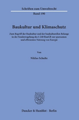 Baukultur und Klimaschutz. - Niklas Schulte