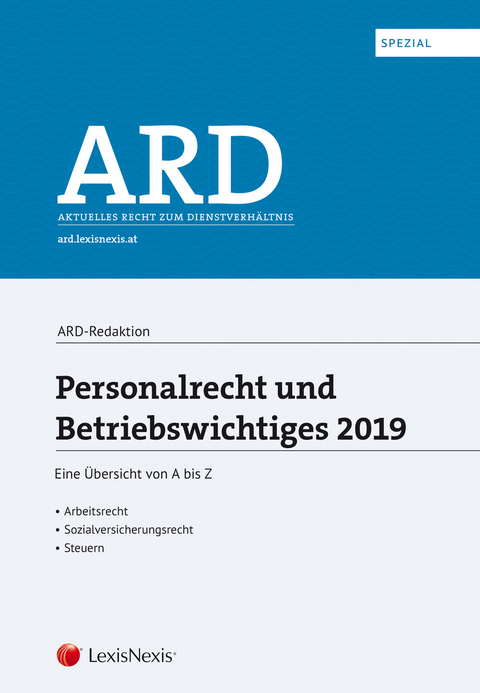 Personalrecht und Betriebswichtiges 2019 - Birgit Bleyer, Manfred Lindmayr, Bettina Sabara