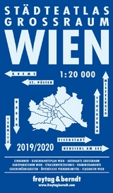 Wien Großraum Städteatlas, Stadtplan 1:20.000 - Freytag-Berndt und Ataria KG
