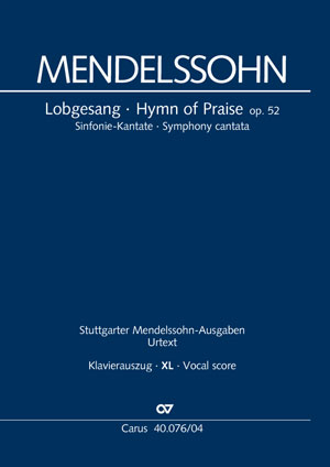 Lobgesang (Klavierauszug XL) - Felix Mendelssohn Bartholdy