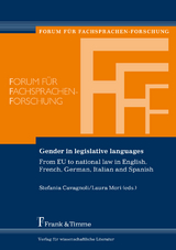 Gender in legislative languages - 