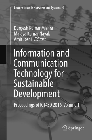 Information and Communication Technology for Sustainable Development