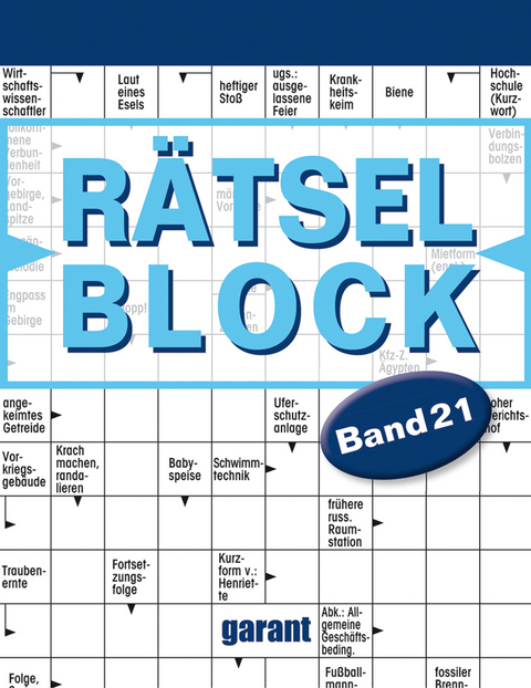 R&auml;tselblock Band 21