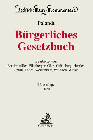 B&uuml;rgerliches Gesetzbuch