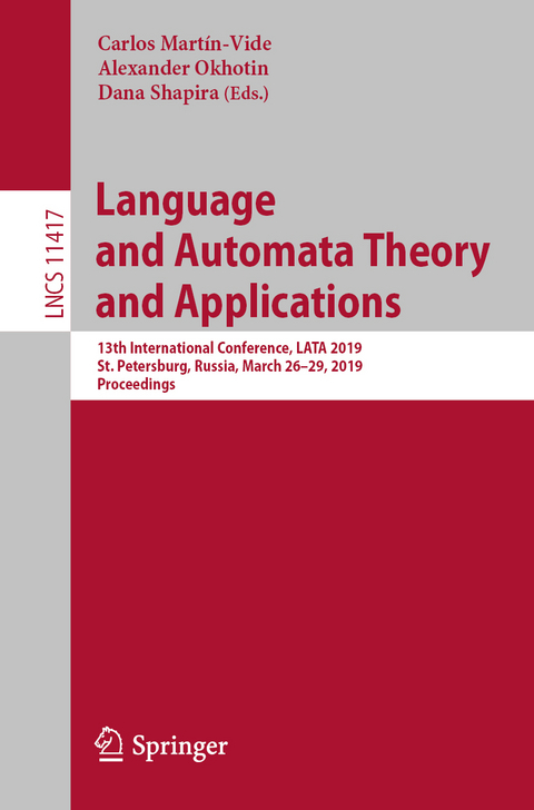 Language and Automata Theory and Applications - 