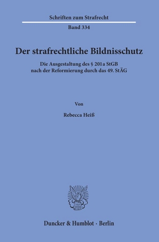 Der strafrechtliche Bildnisschutz.