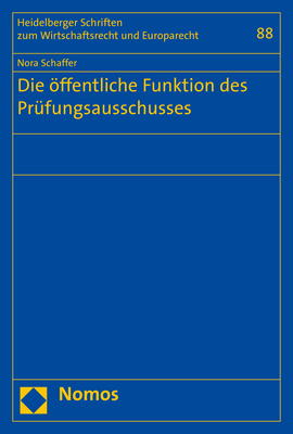 Die öffentliche Funktion des Prüfungsausschusses
